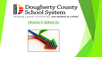 Finance Services - Dougherty County School System