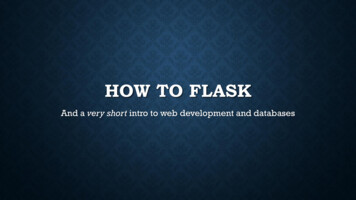 HOW TO FLASK - Florida State University