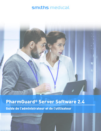 PharmGuard Server Software 2 - Smiths Medical