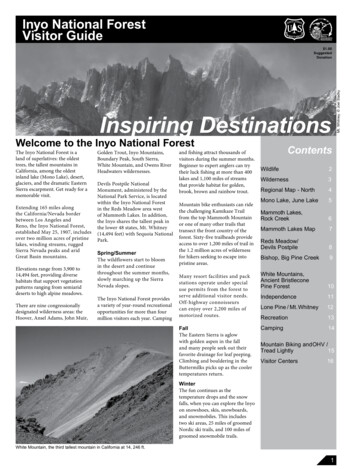 Joel Sladky Inspiring Destinations - US Forest Service