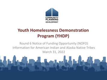 Youth Homelessness Demonstration Program (YHDP)