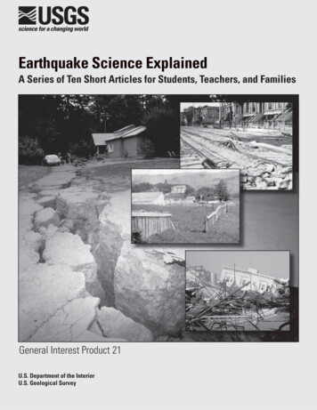 Earthquake Science Explained - USGS