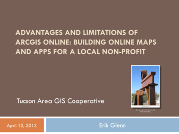 Advantages And Limitations Of Arcgis Online: Building Online Maps And .
