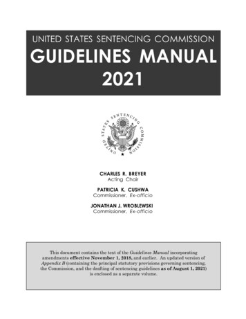 2021 Guidelines Manual - United States Sentencing Commission