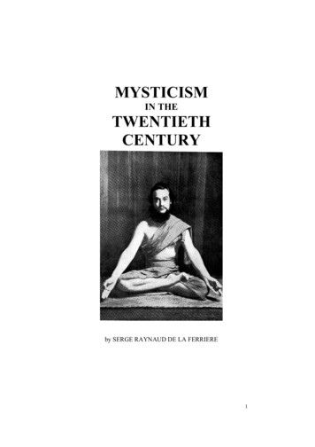 MYSTICISM - Serge Raynaud De La Ferriere