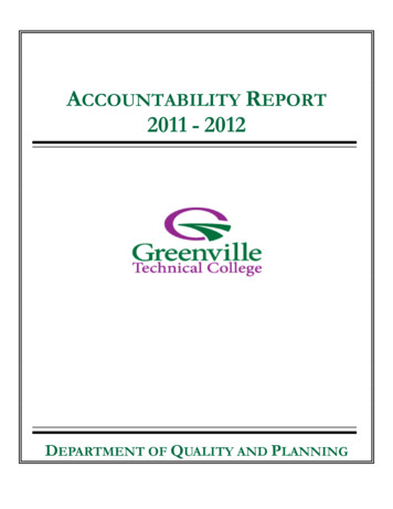 ACCOUNTABILITY REPORT 2011 2012 - South Carolina General Assembly