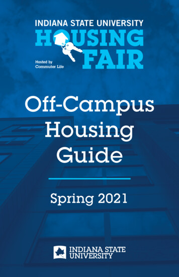 Off-Campus Housing Guide - Indiana State University