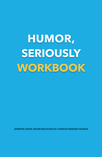 Humor Seriously Workbook
