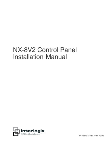 NX-8V2 Control Panel Installation Manual - Interlogix