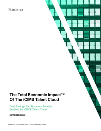 The Total Economic Impact Of The ICIMS Talent Cloud