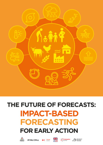 The Future Of Forecasts: Impact-based Forecasting