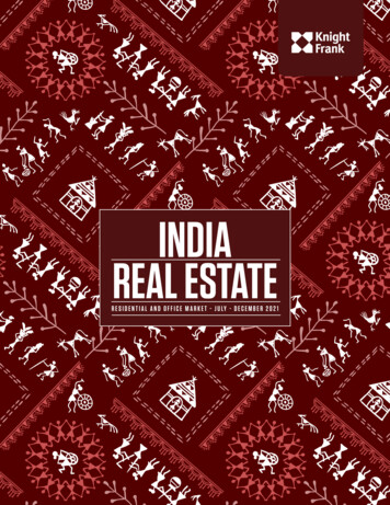 INDIA REAL ESTATE - Knight Frank