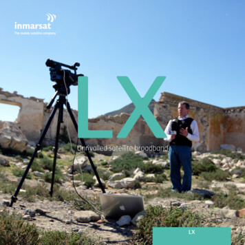 LX - Unrivalled Satellite Broadband - Inmarsat