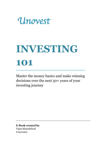 INVESTING 101 - Build Wealth With Simple, Proven Ways