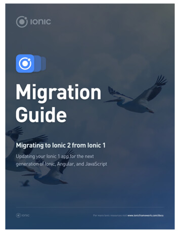 Migrating To Ionic 2 From Ionic 1