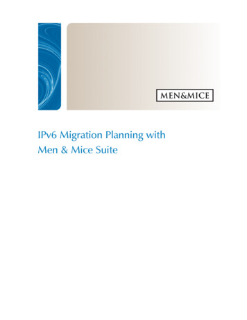 IPv6 Migration Planning With!! Men Mice Suite
