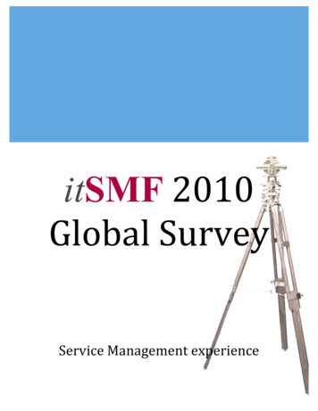 ItSMF 2010 Service Management Survey Results V1 5