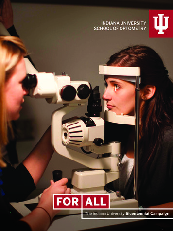 Indiana University School Of Optometry