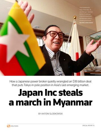 Japan Inc Steals A March In Myanmar - Reuters