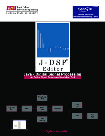 Java - Digital Signal Processing - Jdsp