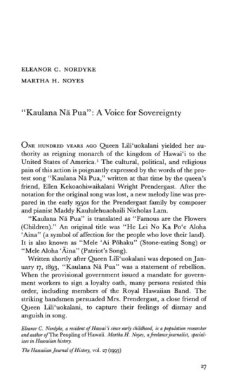 Kaulana Na Pua: A Voice For Sovereignty - University Of Hawaiʻi