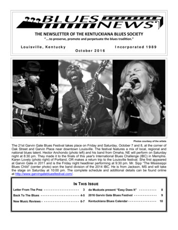 The Newsletter Of The Kentuckiana Blues Society - Qx