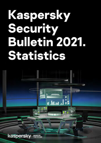 Kaspersky Security Bulletin 2021. Statistics