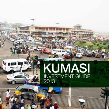 Kumasi Abbreviated Investors Guide - Mci.ei.columbia.edu