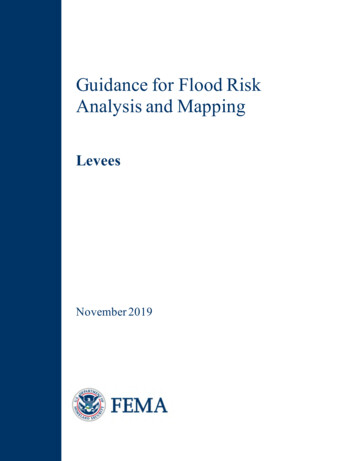 Guidance For Flood Risk Analysis And Mapping - FEMA