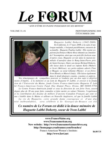 LeFORUM Vol 33#4 Copy - University Of Maine