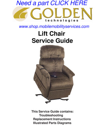 Lift Chair Service Guide Reva 082012
