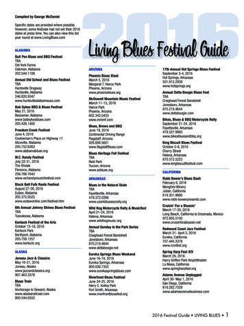 2016 Festival Guide LIVING BLUES