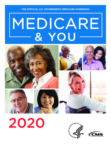 Medicare & You Handbook 2020 - Q1GROUP LLC