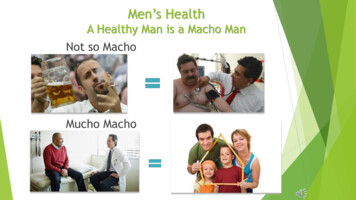 Men's Health A Healthy Man Is A Macho Man