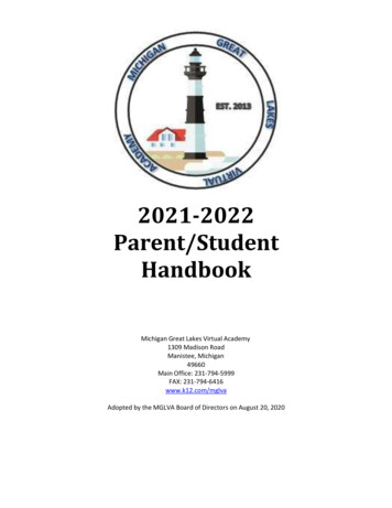 2021-2022 Parent/Student Handbook