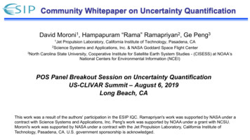 Community Whitepaper On Uncertainty Quantification