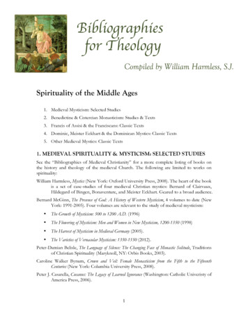 Spirituality Of The Middle Ages