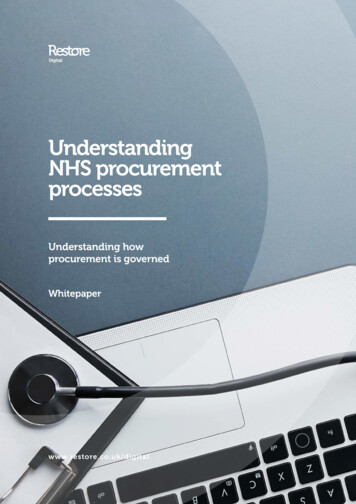 Understanding NHS Procurement Processes - Restore