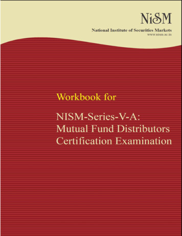 NISM-Series-V-A: Mutual Fund Distributors Certification . - Intelivisto