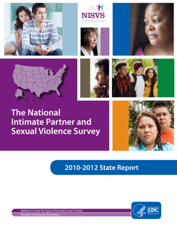 The National Intimate Partner And Sexual Violence Survey: 2010-2012 .