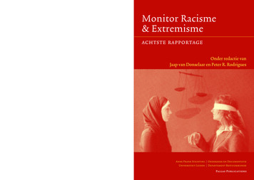 Monitor Racisme & Extremisme - Fastly
