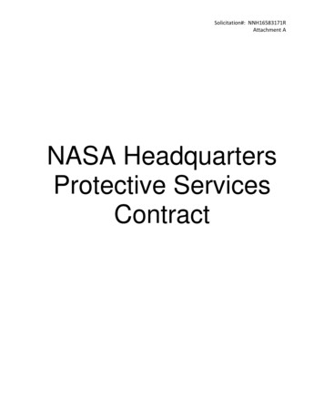 NASA Headquarters Protective Services Contract