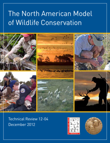 The North American Model Of Wildlife Conservation