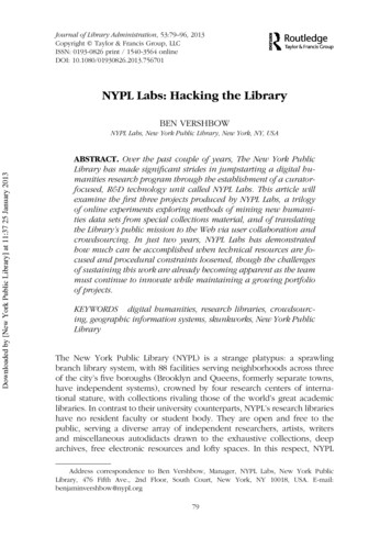 NYPL Labs: Hacking The Library