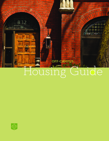 OFF-CAMPUS Housing Guide - DePaul University, Chicago