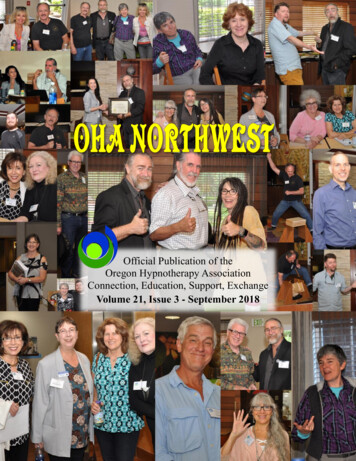 Official Publication Of The Oregon Hypnotherapy Association Connection .