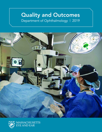 Quality And Outcomes - Massachusetts Eye And Ear