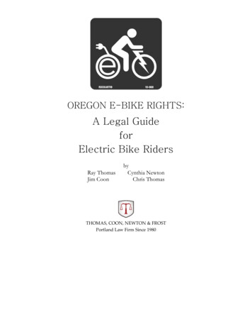 Oregon E Bike Rights - A Legal Guide For Electric Bike Riders