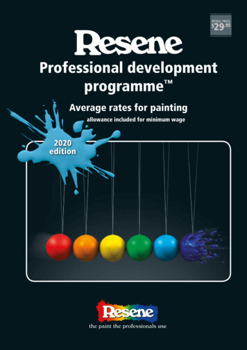 Professional Development Programme - Resene