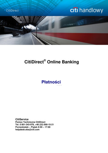 CitiDirect Online Banking - Citibank